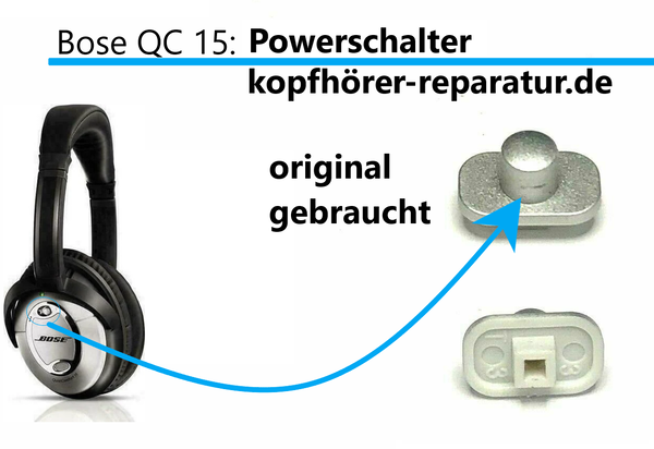 Bose QC 15: Powerschalter