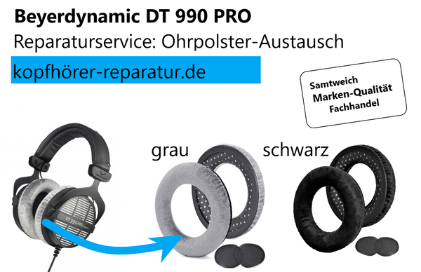 Beyerdynamic DT990 Pro: Ohrpolster-Austausch