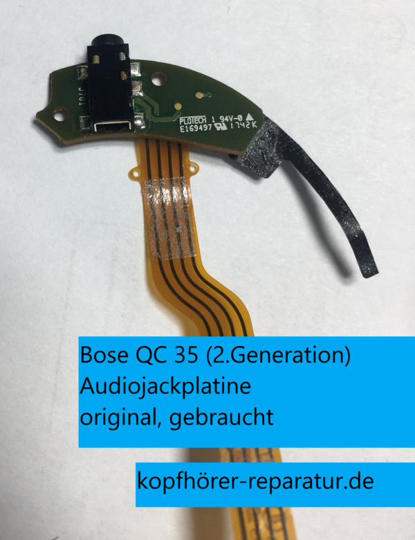 Bose QC 35 2.Generation: Audiojackplatine (original)