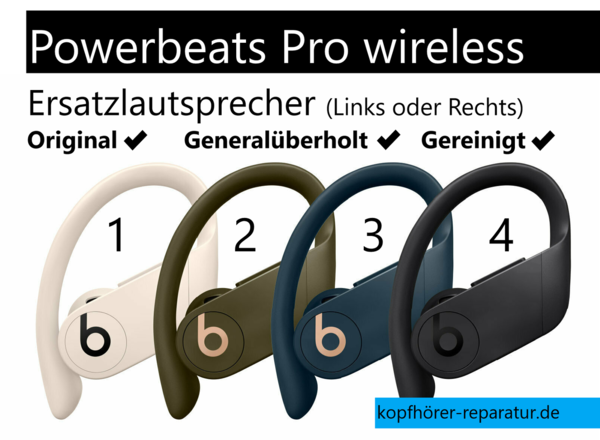 powerbeats Pro wireless (Ersatzlautsprecher) (Links oder Rechts)