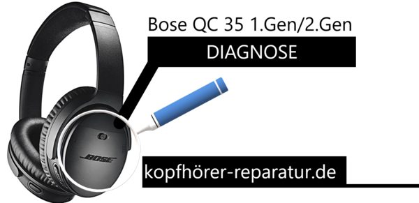 Bose QC 35 1.G/2.G: Diagnose