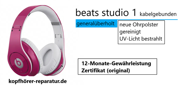 beats studio 1 kabelgebunden (generalüberholt)