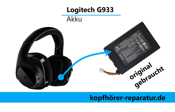 Logitech G533: Akku (original, gebraucht)