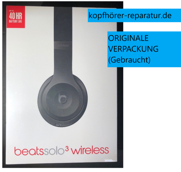 beats solo  3 wireless: Originalverpackung (gebraucht)