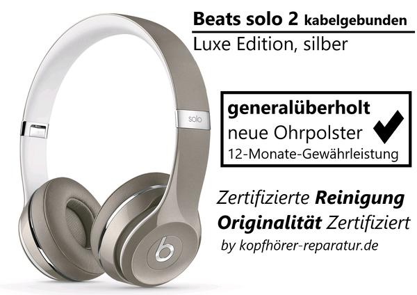 beats solo 2.0 kabelgebunden (generalüberholt) (luxe edition)