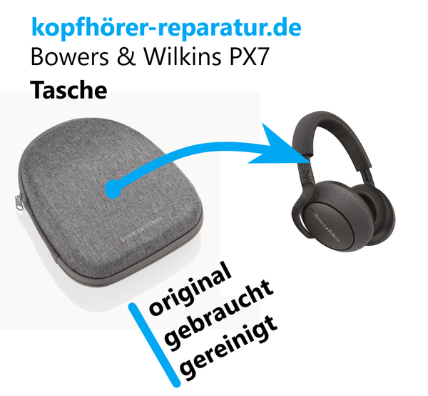 Bowers & Wilkins PX7 wireless: Tasche (original, gebraucht)