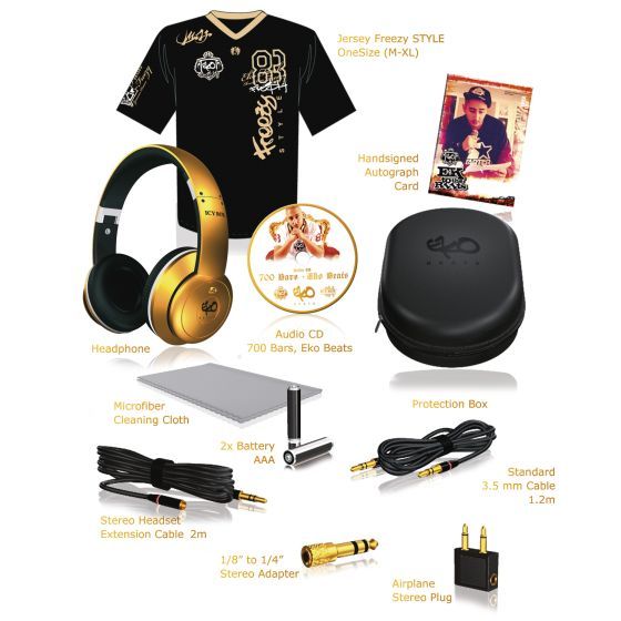 ICY BOX Eko BEATS Gold Edition + Trikot + CD+Kopfhörer (2012)