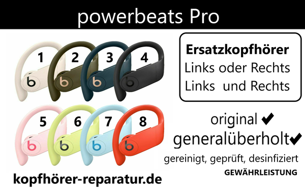 powerbeats Pro by dr. dre: Ersatzkopfhörer (original)