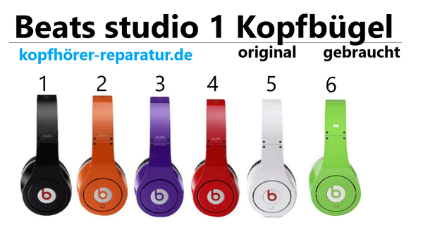 beats studio 1 Kabelgebunden: Kopfbügel (original, gebraucht)