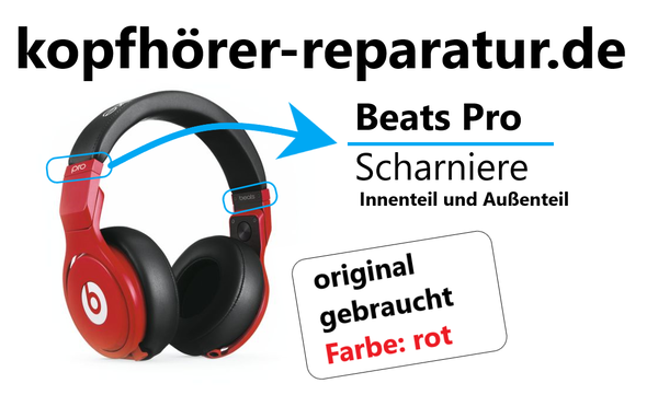 beats Pro Scharniere (rot)