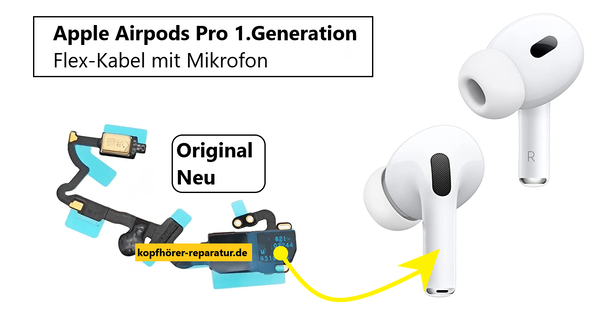 Apple Airpods Pro (1.Gen): Flexkabel mit Mikrofon