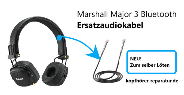 Marshall Major 3  Bluetooth (Ersatzkabel)