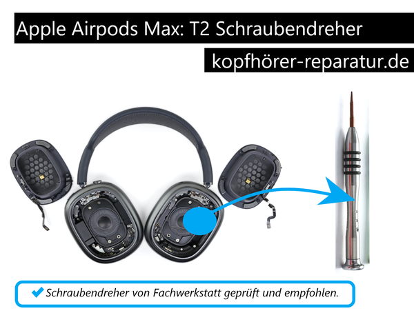 Apple Airpods Max: T2 Schraubendreher