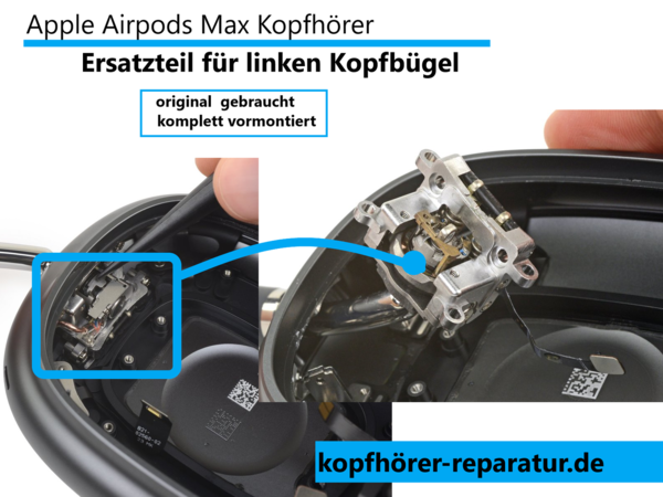 Apple Airpods Max Kopfhörer: Kopfbügel-Einheit (links)