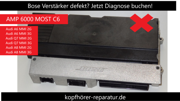 Bose AMP 6000 MOST C6 (Diagnose)