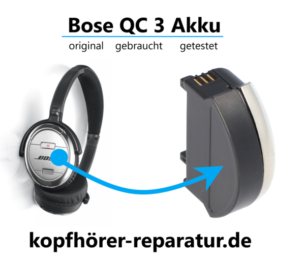 Bose QC 3 Akku (original, gebraucht, getestet)