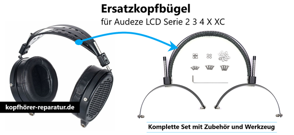 Kopfbügel-Austauschset für Audeze LCD Serie 2 3 4 X XC