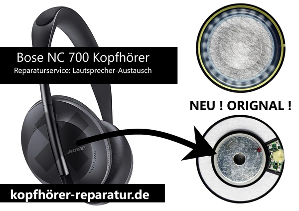 Bose  NC 700 Kopfhörer  (Service: Lautsprecher-Austausch)