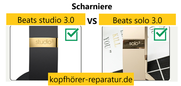 beats studio und beats solo 3 Scharniere